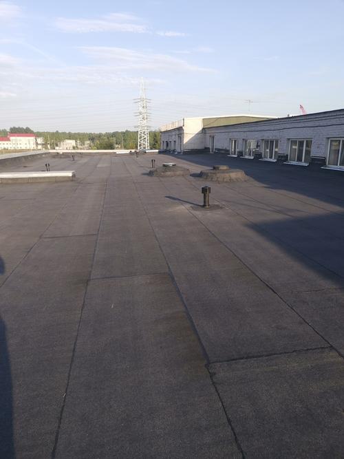 Устройство плоской кровли 